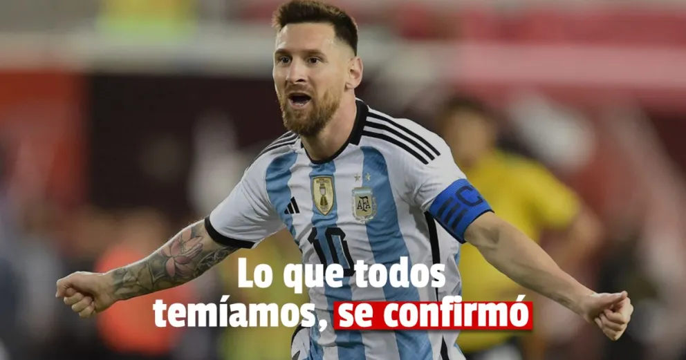 Messi anunció que Qatar 2022 será el último mundial de su carrera