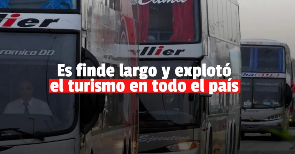 Gran movimiento de colectivos, trenes y aviones en todo el país 