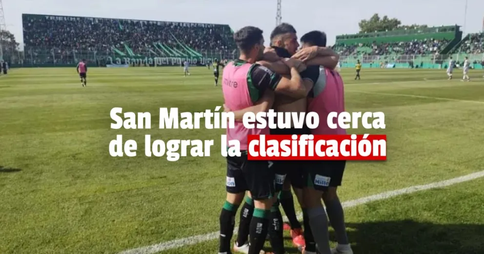 San Martín le ganó a San Telmo por 2 a 1, pero no le alcanzó para la clasificación 