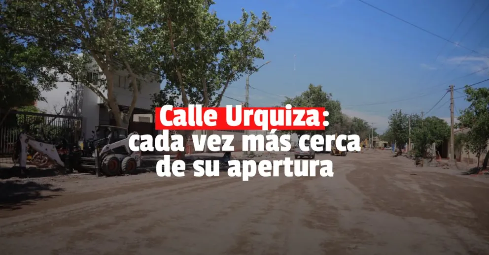 La obra de calle Urquiza, cada vez más cerca de su final