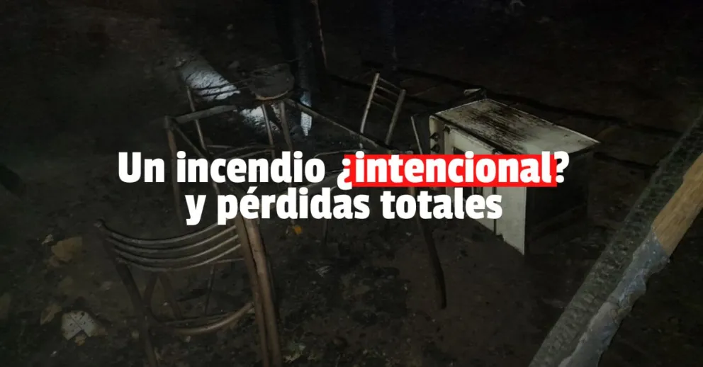 Un incendio dejó con lo puesto a una madre y sus hijos