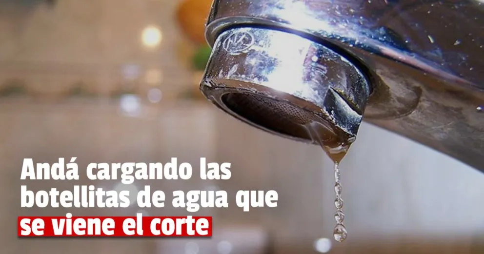 Por tareas de mantenimiento cortarán el agua en el Barrio Parque Rivadavia Norte