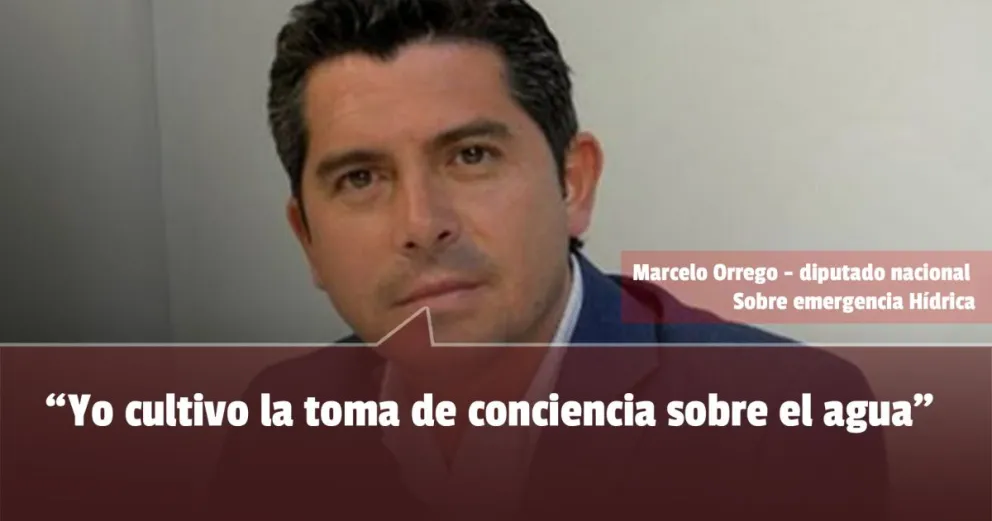 Marcelo Orrego habló sobre la emergencia hídrica de la provincia 