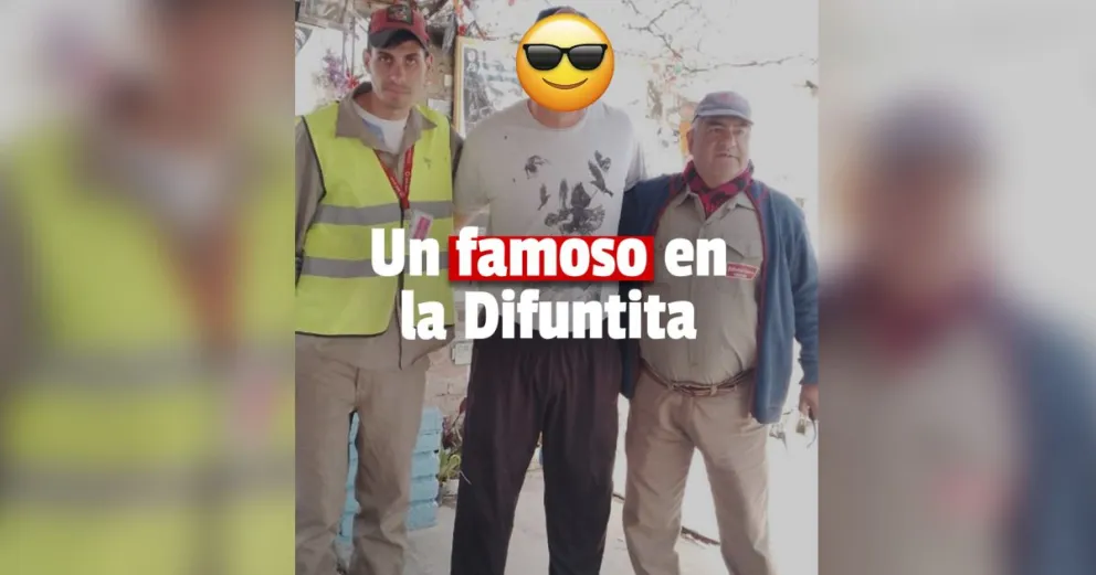 Un ex boxeador argentino estuvo el fin de semana largo en el Paraje Difunta Correa