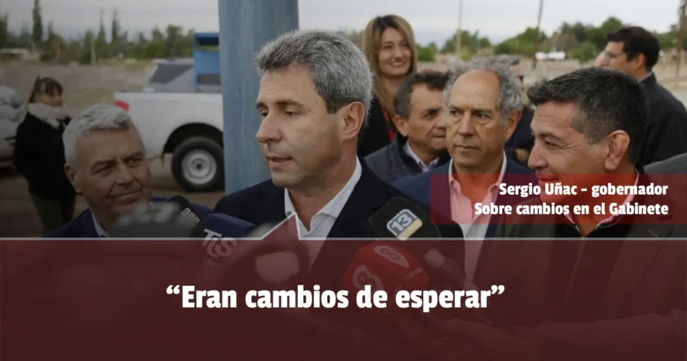 El gobernador habló sobre los cambios en el Gabinete Nacional 