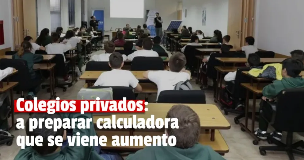 Cuotas de colegios privados: se viene un aumento en noviembre 