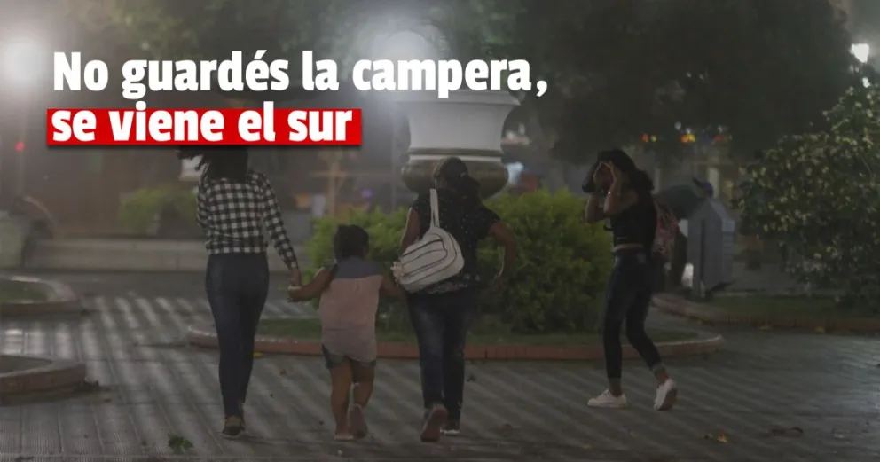 Emiten un alerta por viento sur: ¿a qué hora llega?