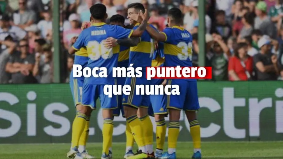 Boca le ganó a Sarmiento y se reafirma en la punta