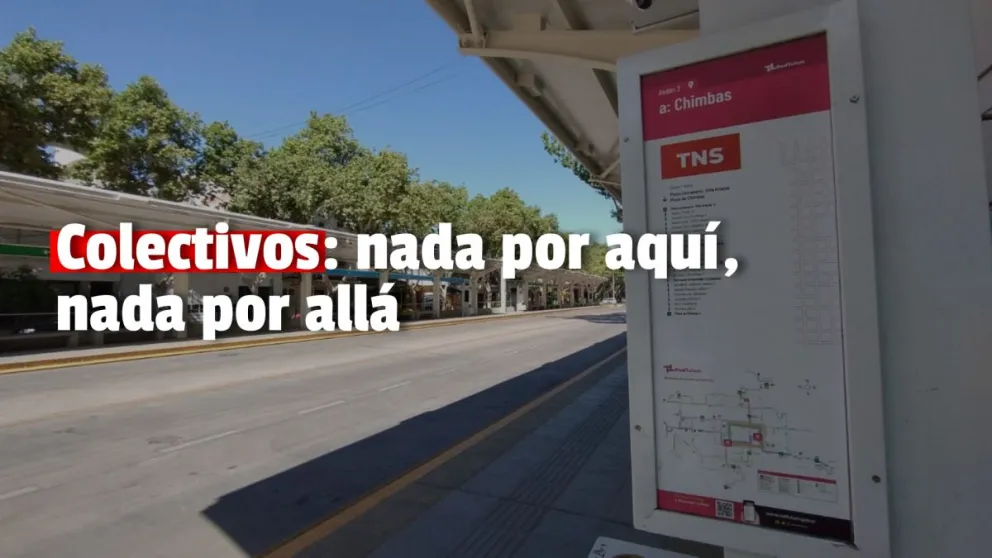 Segundo día de paro de colectivos