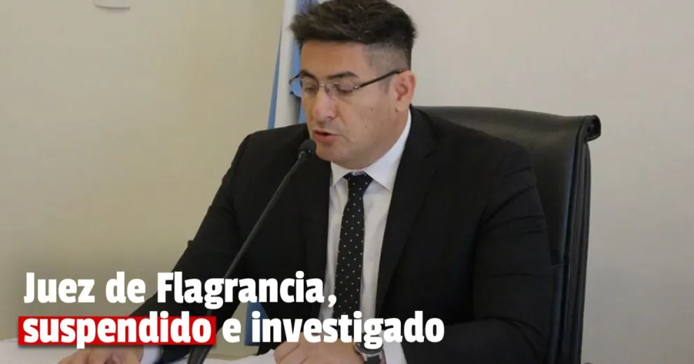 Suspendieron a un juez de Flagrancia por conductas inapropiadas con empleadas