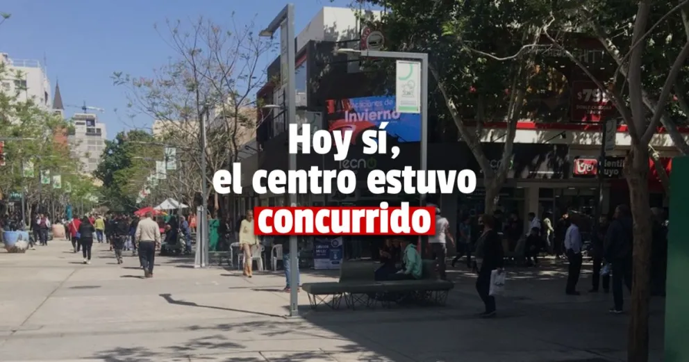 Muchos sanjuaninos empezaron a hacer las compras por el Día de la Madre 