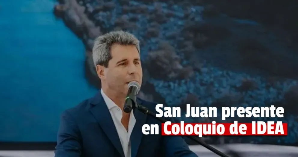 El gobernador expondrá en el Coloquio de IDEA