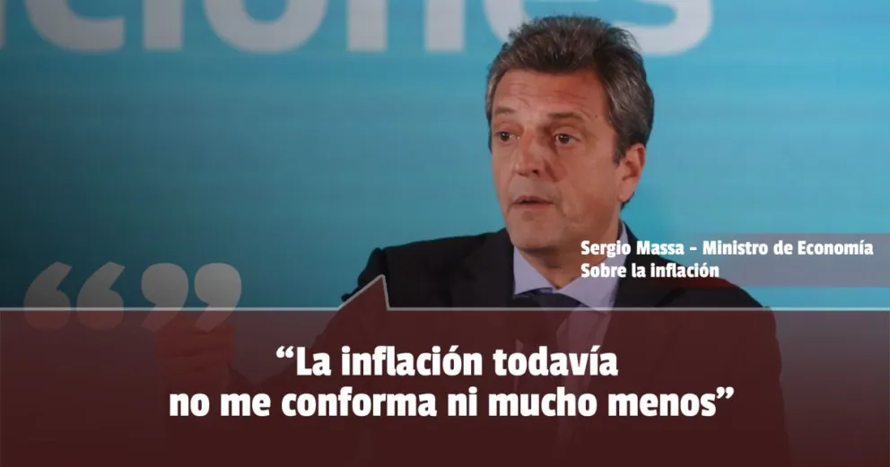 Desde Washington, Massa habló sobre la alta cifra de la inflación de septiembre