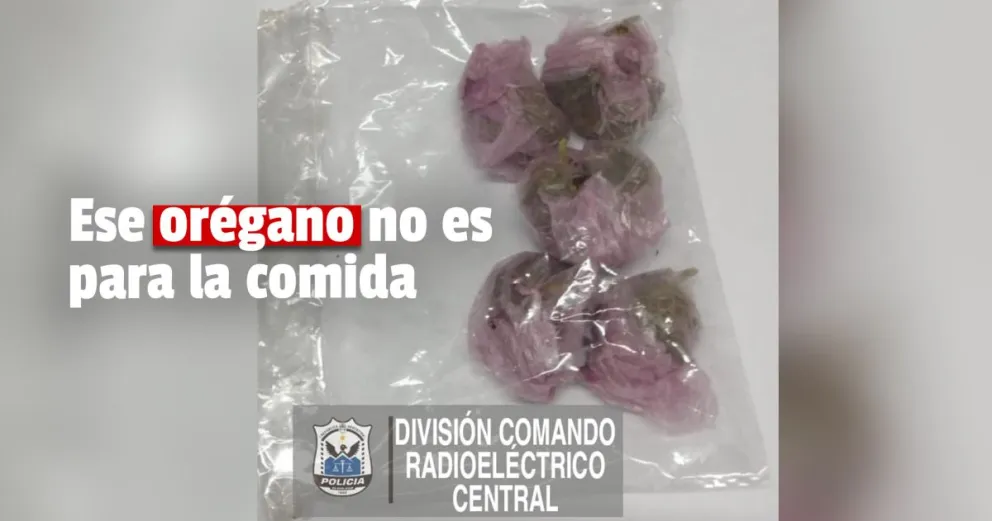 Detuvieron a un joven con marihuana en compañía de un menor.