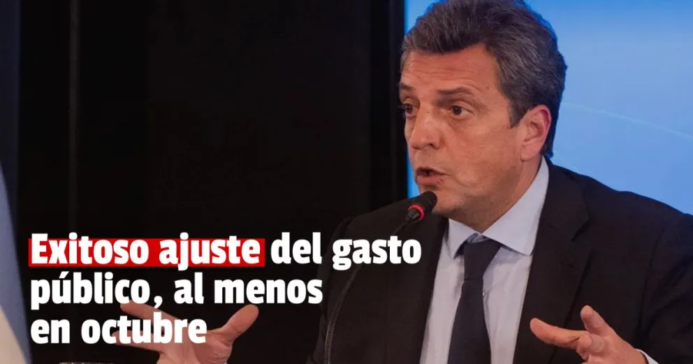 El Gobierno logró controlar el gasto de octubre 