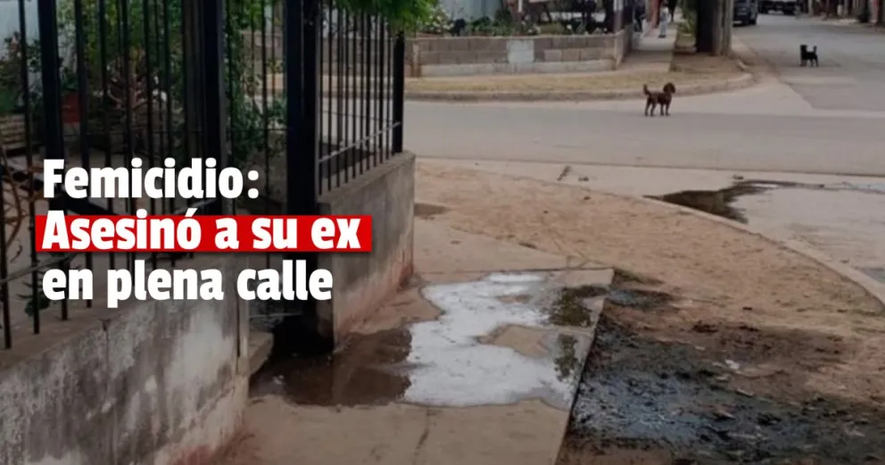 Femicidio: la asesinó en plena calle