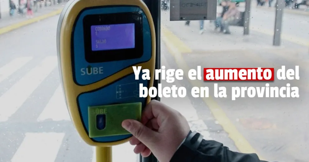 A partir de hoy rige el aumento del pasaje en San Juan