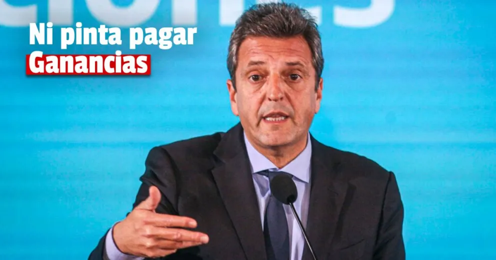 Sergio Massa confirmó el nuevo piso de Ganancias: $330.000 con escala descendente hasta los $431.000