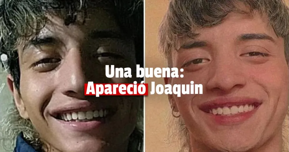 Encontraron a Joaquín, el adolescente perdido  