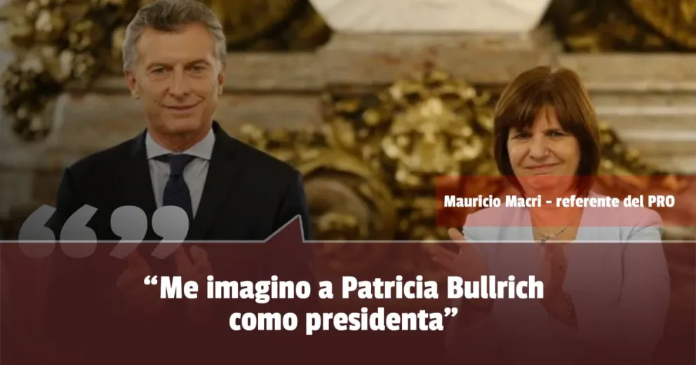 Macri respaldó a Patricia Bullrich 