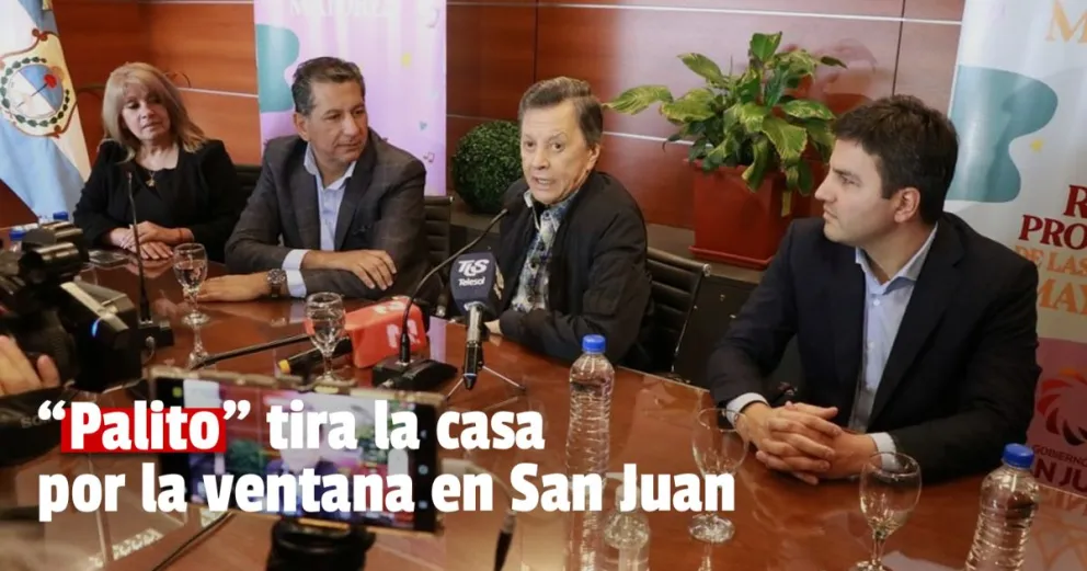 Palito Ortega y Aballay brindaron detalles de la Fiesta Provincia de las Personas Mayores