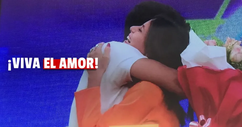 Conductor de la "competencia" sorprendió a su novia en vivo por su cumpleaños 