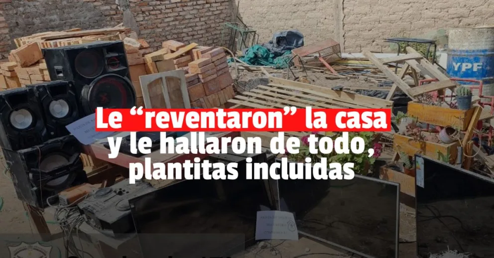 Le allanaron la casa y le encontraron droga, armas y hasta televisores 