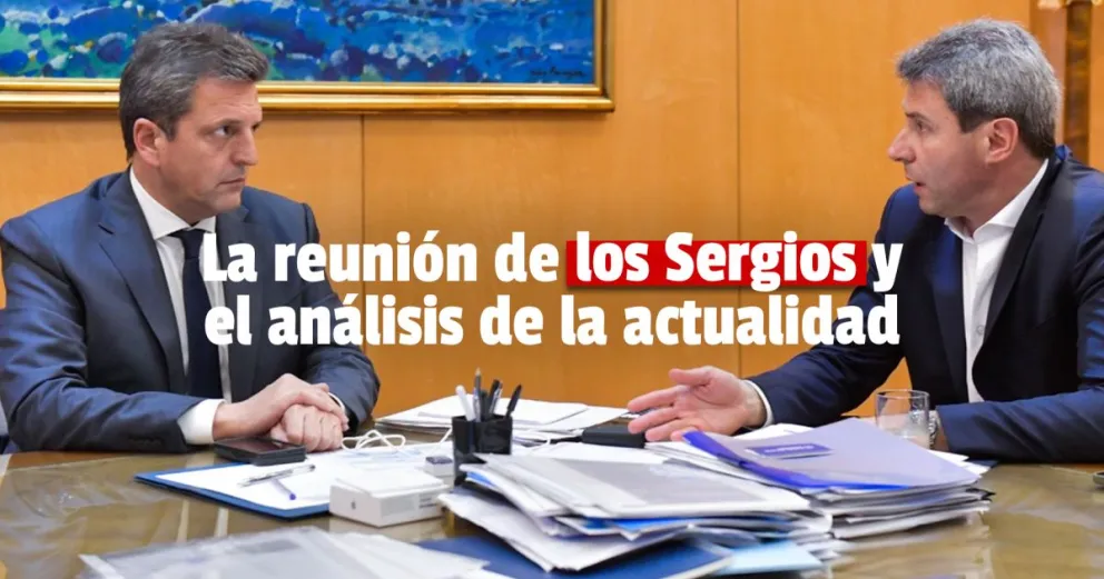 Uñac y Massa se reunieron para analizar la actualidad nacional 