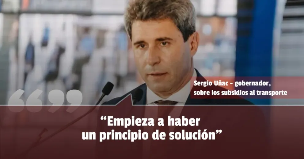 Los subsidios al transporte, eje central en la reunión Uñac-Massa 