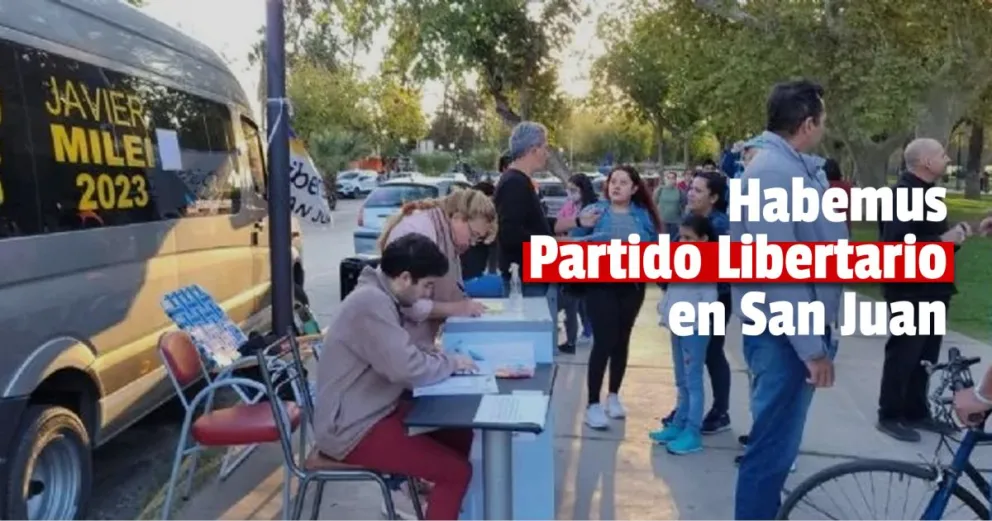 El Partido Libertario San Juan presentará su padrón provisorio para tener formalidad en la provincia 