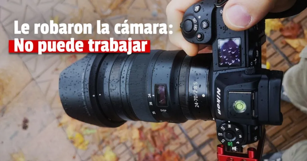 Un fotógrafo sanjuanino sufrió un robo millonario