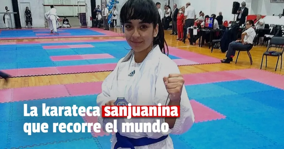 La sanjuanina Jenifer Bolado viaja a Turquía para participar en el Campeonato Mundial de Karate