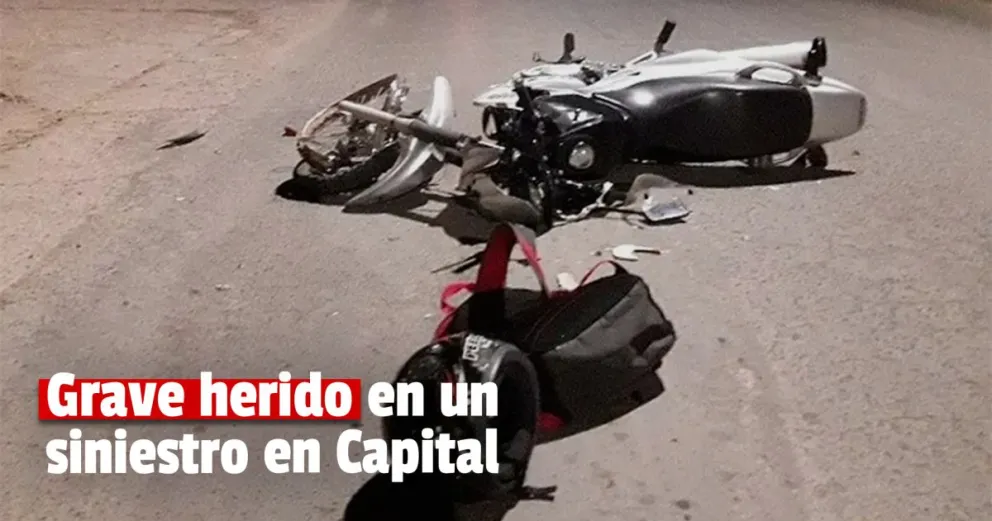 Grave siniestro vial en Capital
