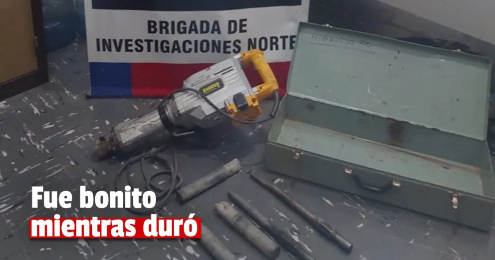 Robo en Chimbas: la policía recuperó las herramientas robadas