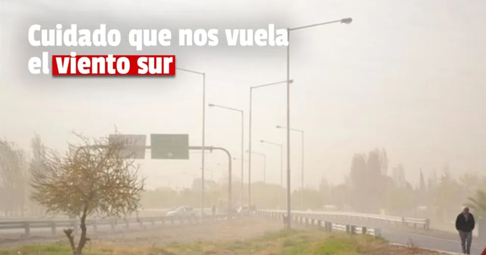 Alerta Meteorológico por viento Sur