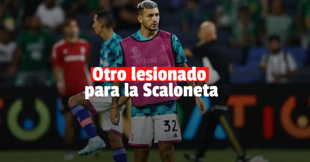Se lesionó Paredes y estará fuera de las canchas por dos semanas