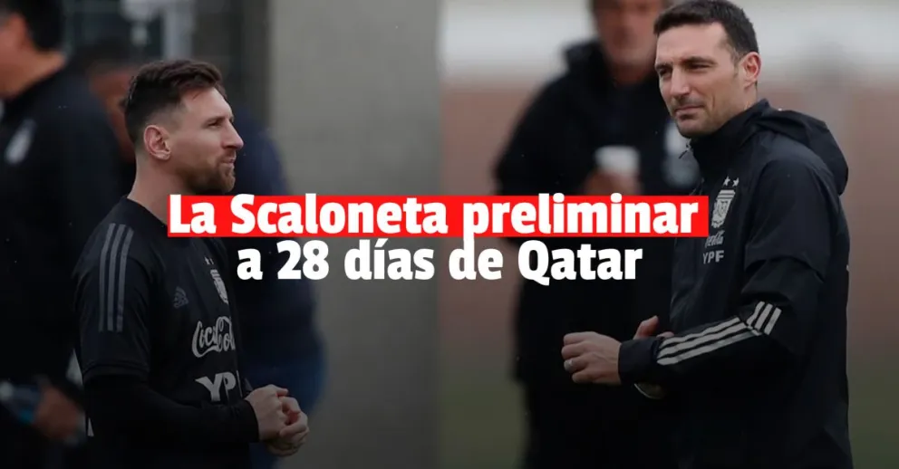 Scaloni dio a conocer la lista preliminar para el Mundial  