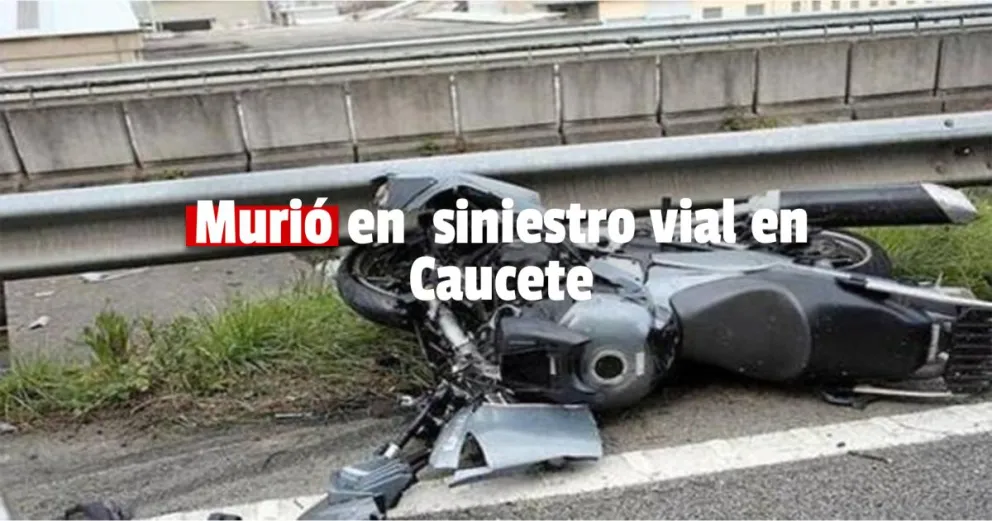 Se conoció la identidad del motociclista que murió en Caucete
