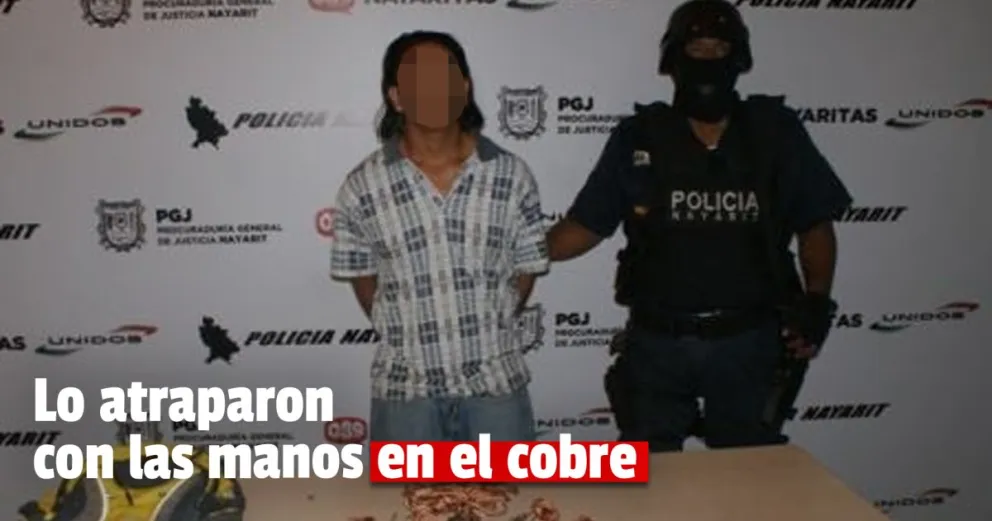 Empleado de Taranto fue atrapado robando cobre