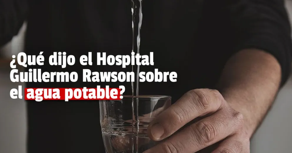 En el Hospital Rawson niegan que haya una bacteria en el agua