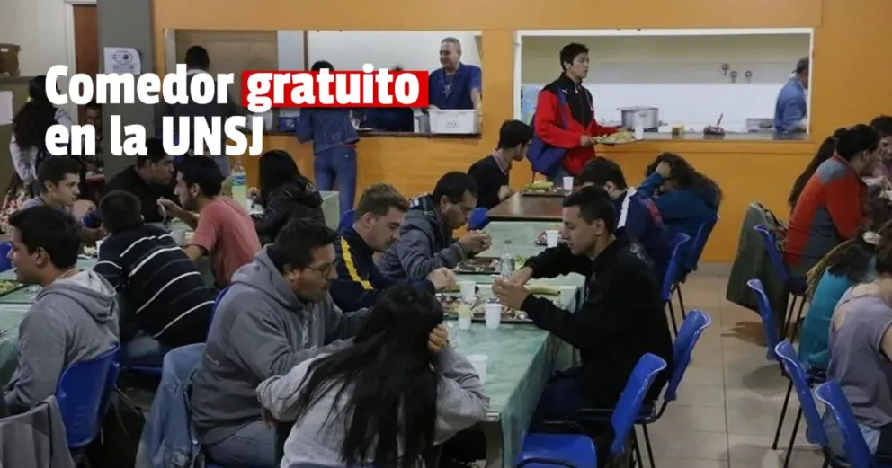 La UNSJ brindará comida gratis a los alumnos