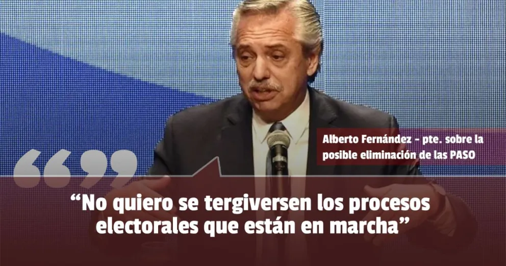 Alberto, en la disyuntiva sobre eliminar o mantener las PASO