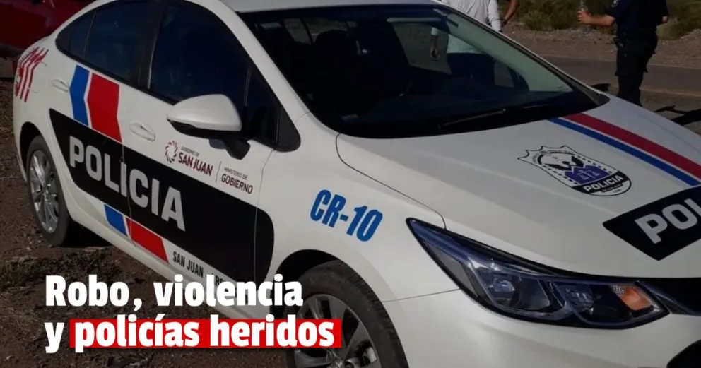 Policías fueron agredidos por intentar apresar a un ladrón 