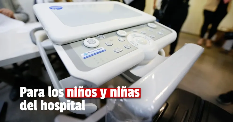Entregaron equipamiento para el Servicio de Pediatría del Hospital Rawson