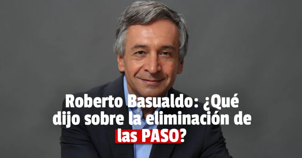 Roberto Basualdo dio su opinión respecto a las PASO 