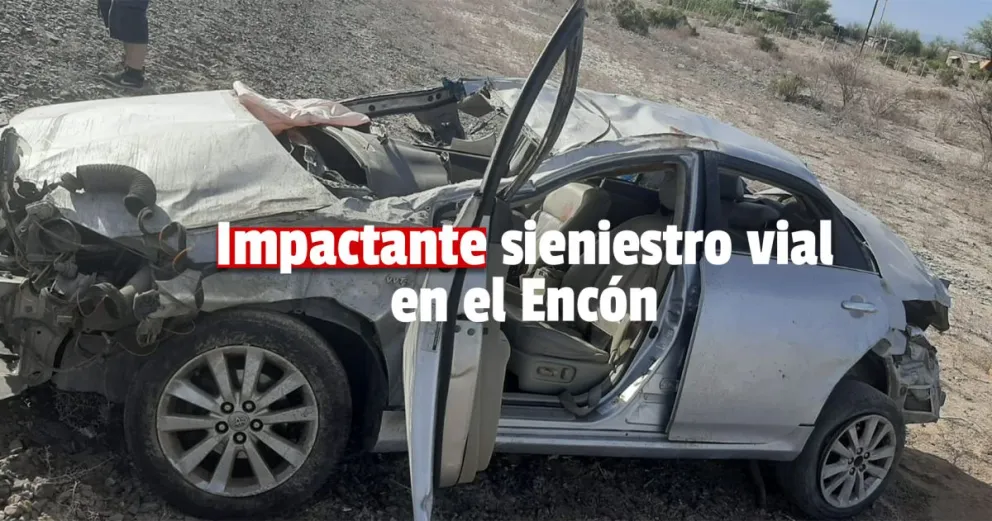 San Juan: siniestro vial en El Encon