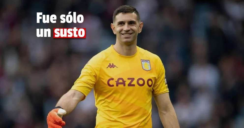 Dibu Martínez dejó un mensaje de calma