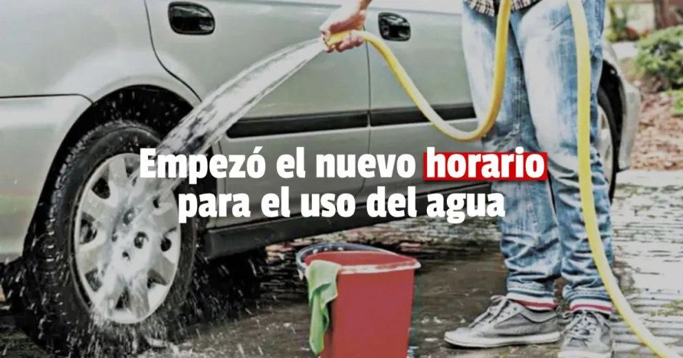 OSSE informó el nuevo horario para el uso del agua 
