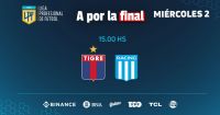 Racing-Tigre definen al finalista que enfentrará a Boca el domingo