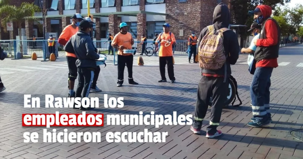 Disgusto en los empleados municipales de Rawson por la recategorización